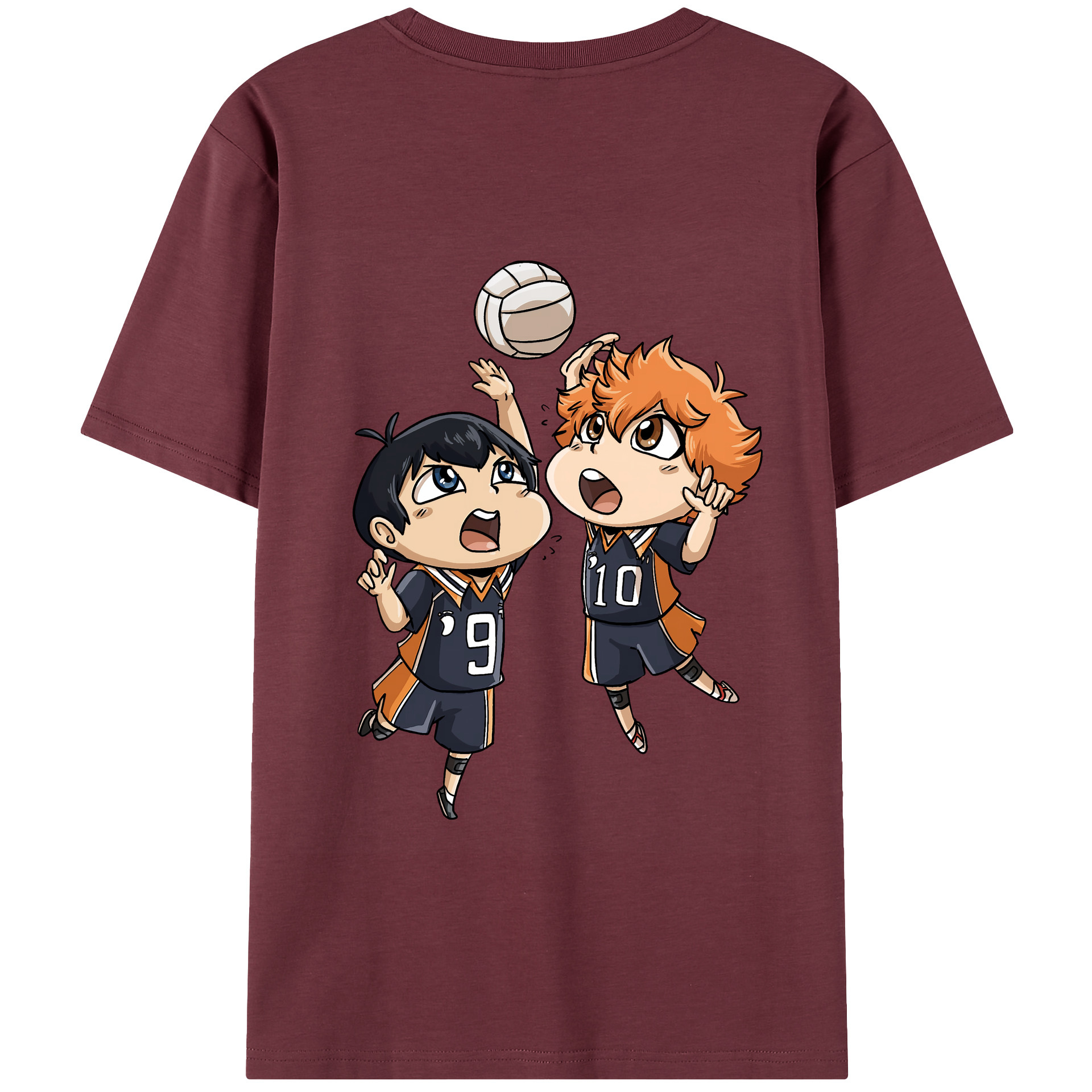 （画像用） ハイキュー!! Haikyu!! 綿100％半袖Tシャツ（背面プリント）